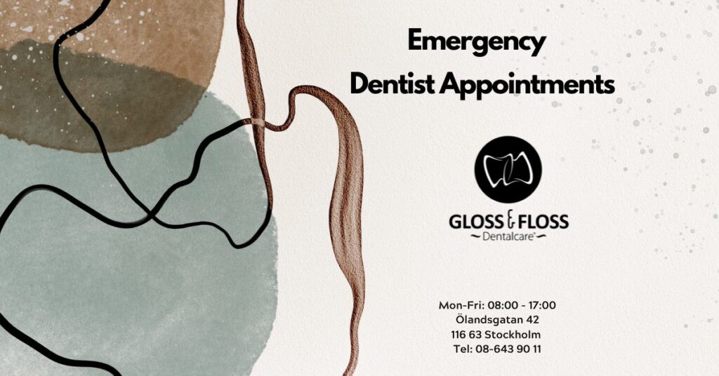 Emergency dentist appointment in Stockholm?Akuttandvård Stockholm