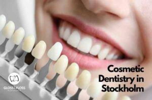 Aesthetic dentistry in Stockholm – smile design with shade matching at Gloss & Floss Dental Care